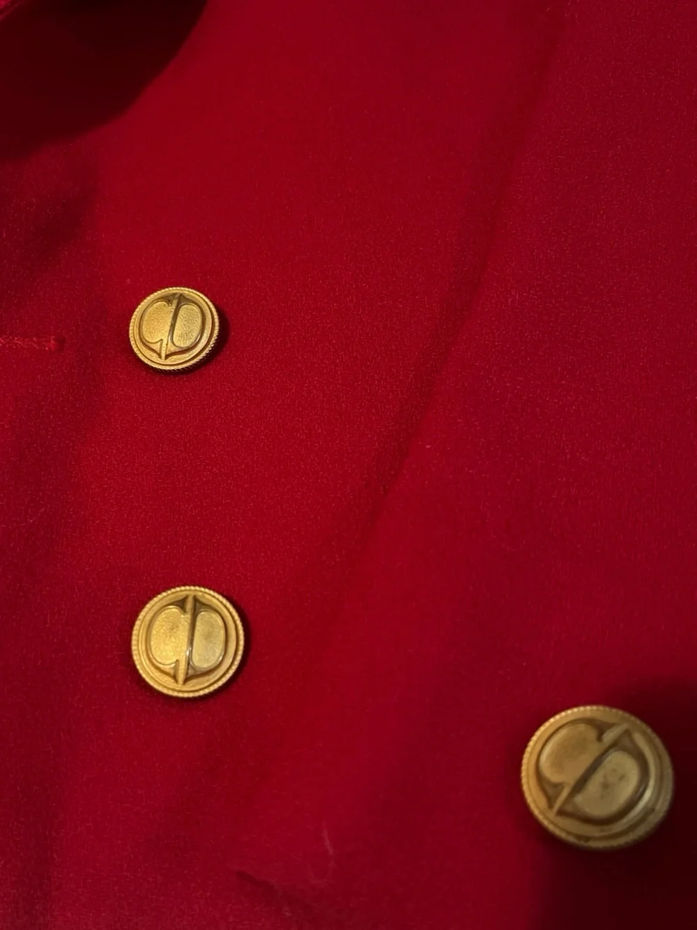 Dior vintage red